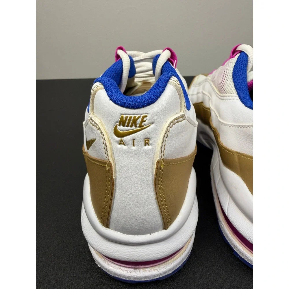 Nike Air Max 95 Gold Pink Blue Sneakers Retro Running Shoes 7Y Women‎ 8.5